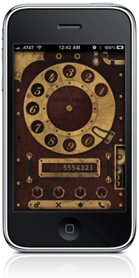 RotaryDialer-iPhone-Steampunk