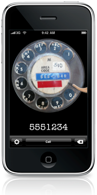 Rotary Phone iPhone App: The iRetroPhone
